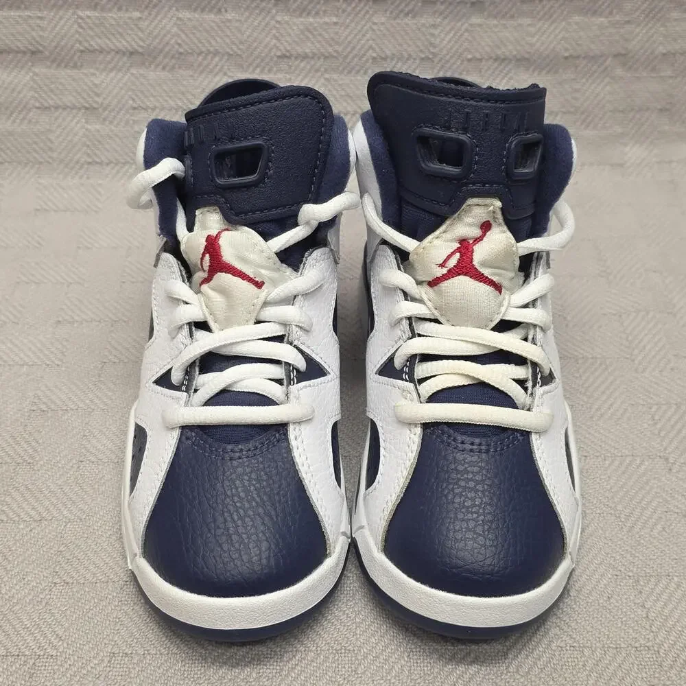 Nike Air Jordan 6 Retro Olympic Kids Size 11c DV3605-164